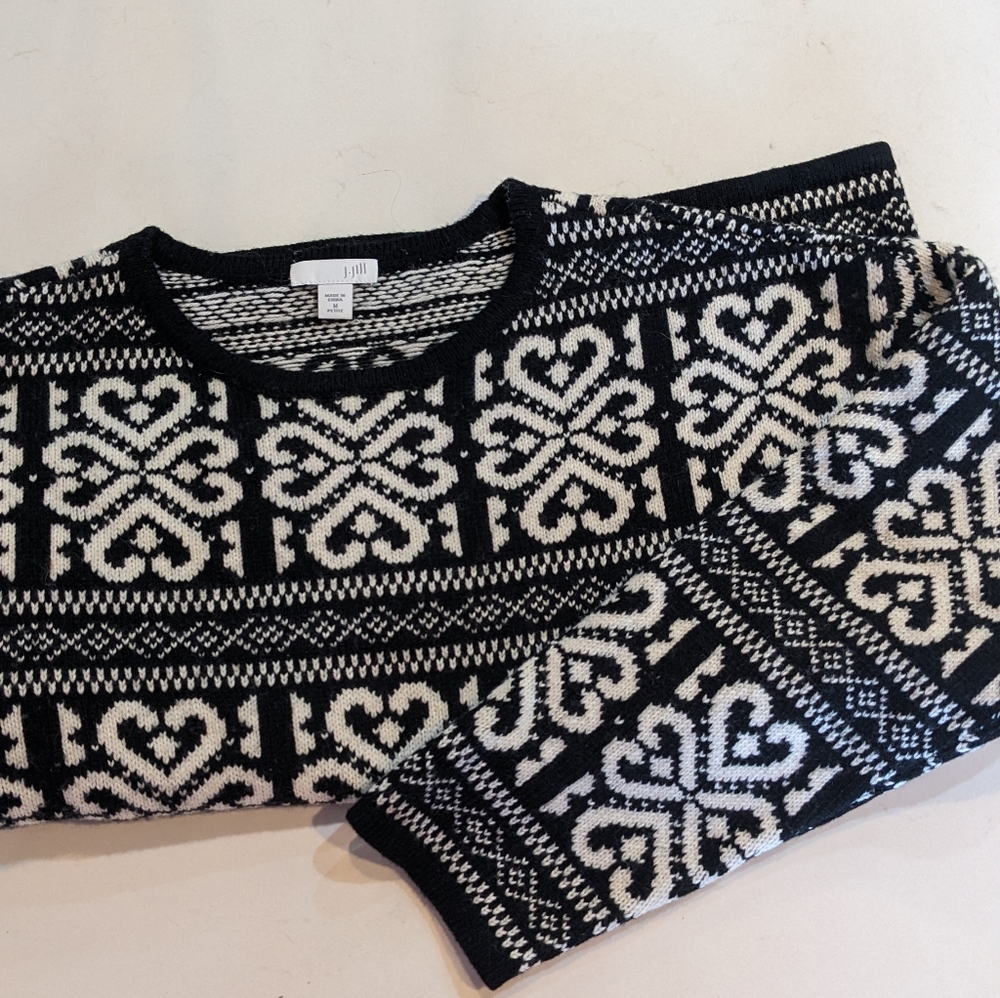 J Jill Boxy Sweater